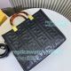 Replica Fendi Black Textured Sunshine Small Tote Bag (5)_th.jpg